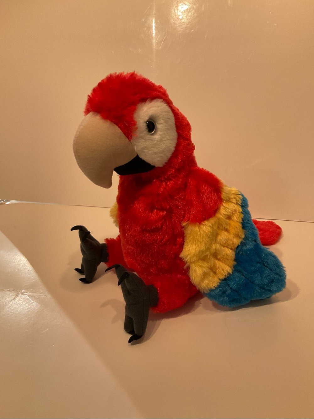 Wild Republic Scarlet Macaw Red Parrot Plush
